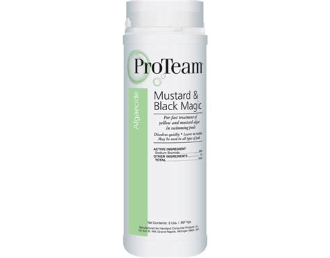 Proteam mustaed and black magif